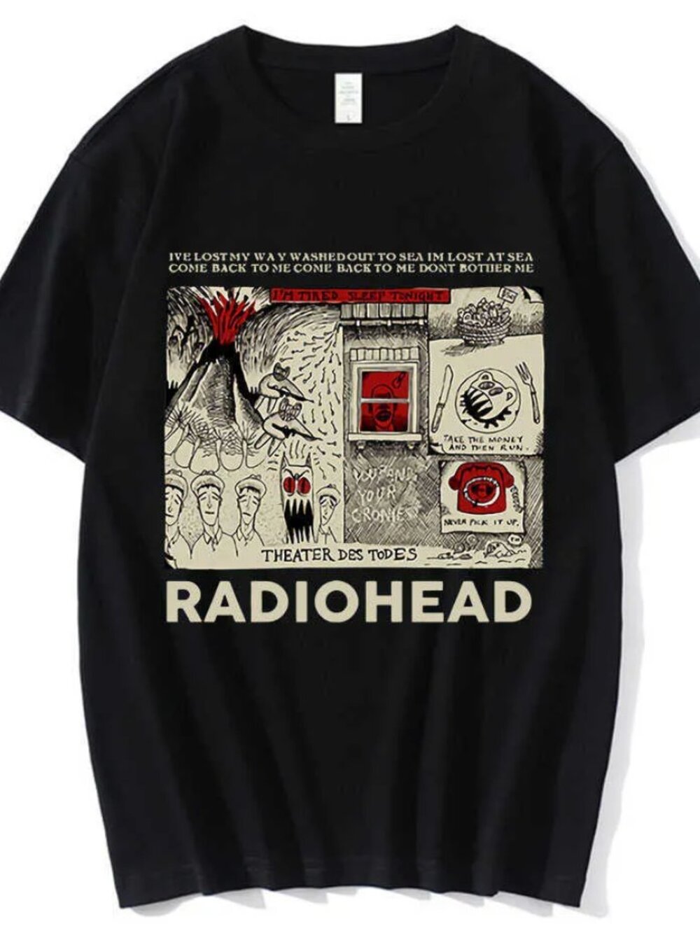 Radiohead Merchandise Mens T Shirt  247